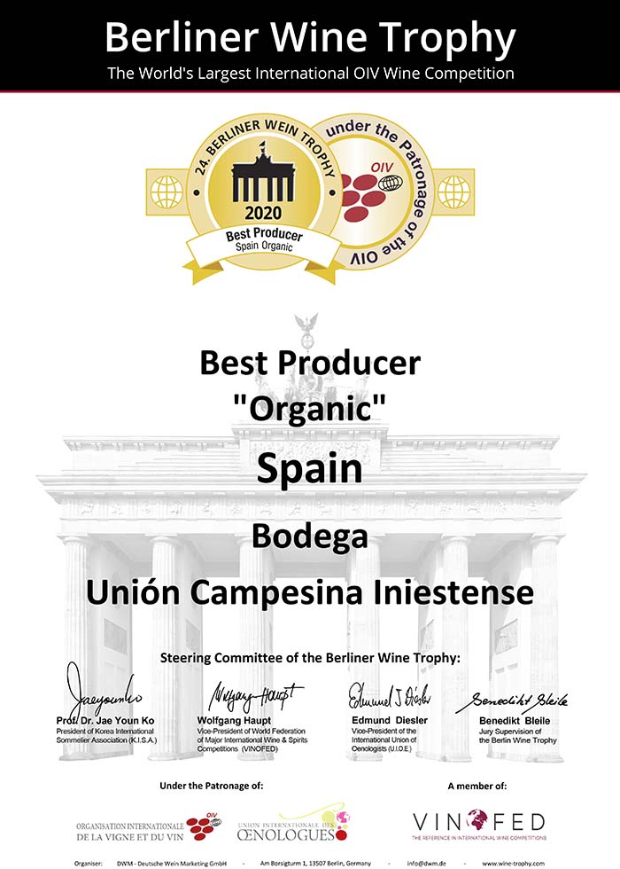 Galardones en Berliner Wine Trophy 2020 para nuestro vino de influencia Galardones en Berliner Wine Trophy 2020 para nuestro vino de influencia